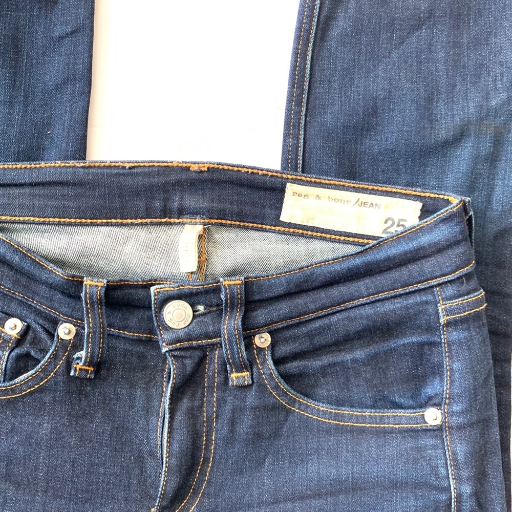 Rag & Bone High Rise Skinny In Color Herit… - Picture 6 of 8